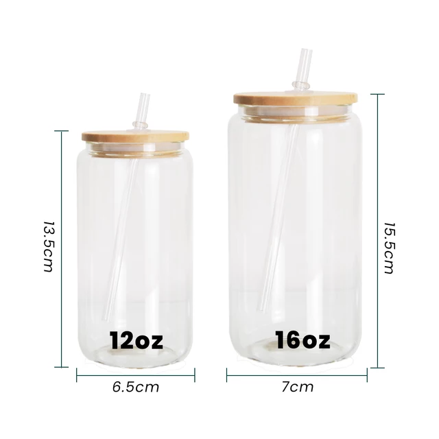 16oz glass can (5 pack)