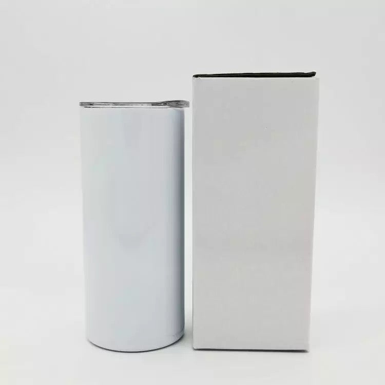 (5 pack) 15oz white Sublimation Tumbler